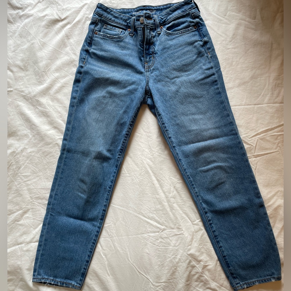 Old Navy OG Straight High-Rise Blue Jeans
